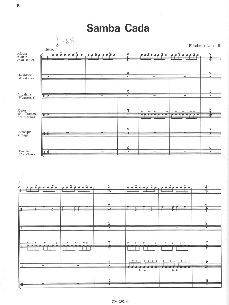 Kompositionen Samba