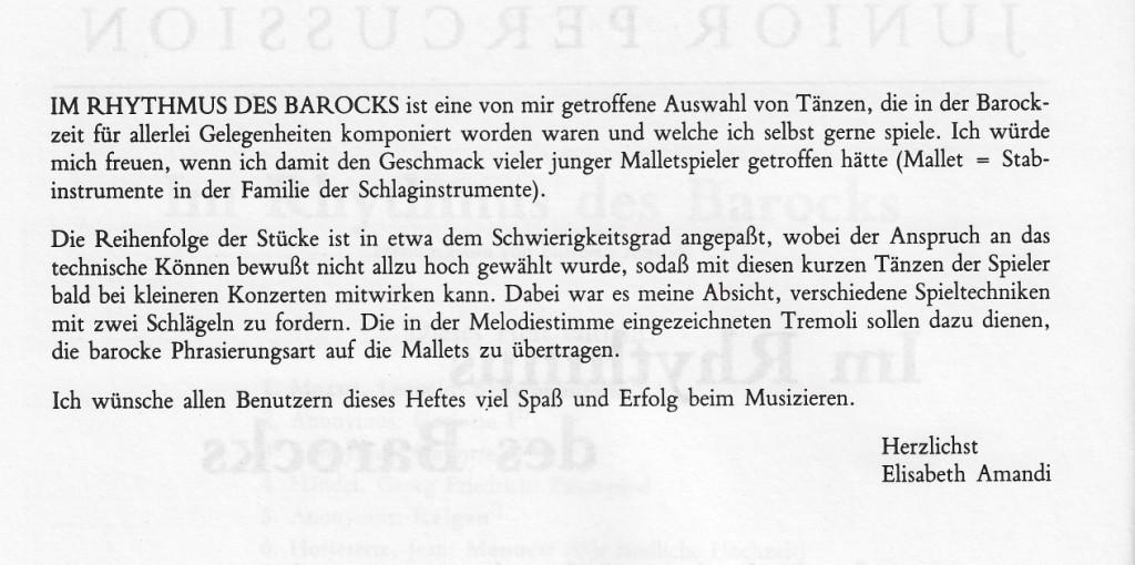 Spielhefte Barock